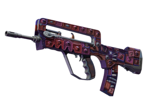 FAMAS | Быстрые движения глаз (Немного поношенное)