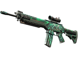 StatTrak™ SG 553 | Техника дракона (После полевых испытаний)
